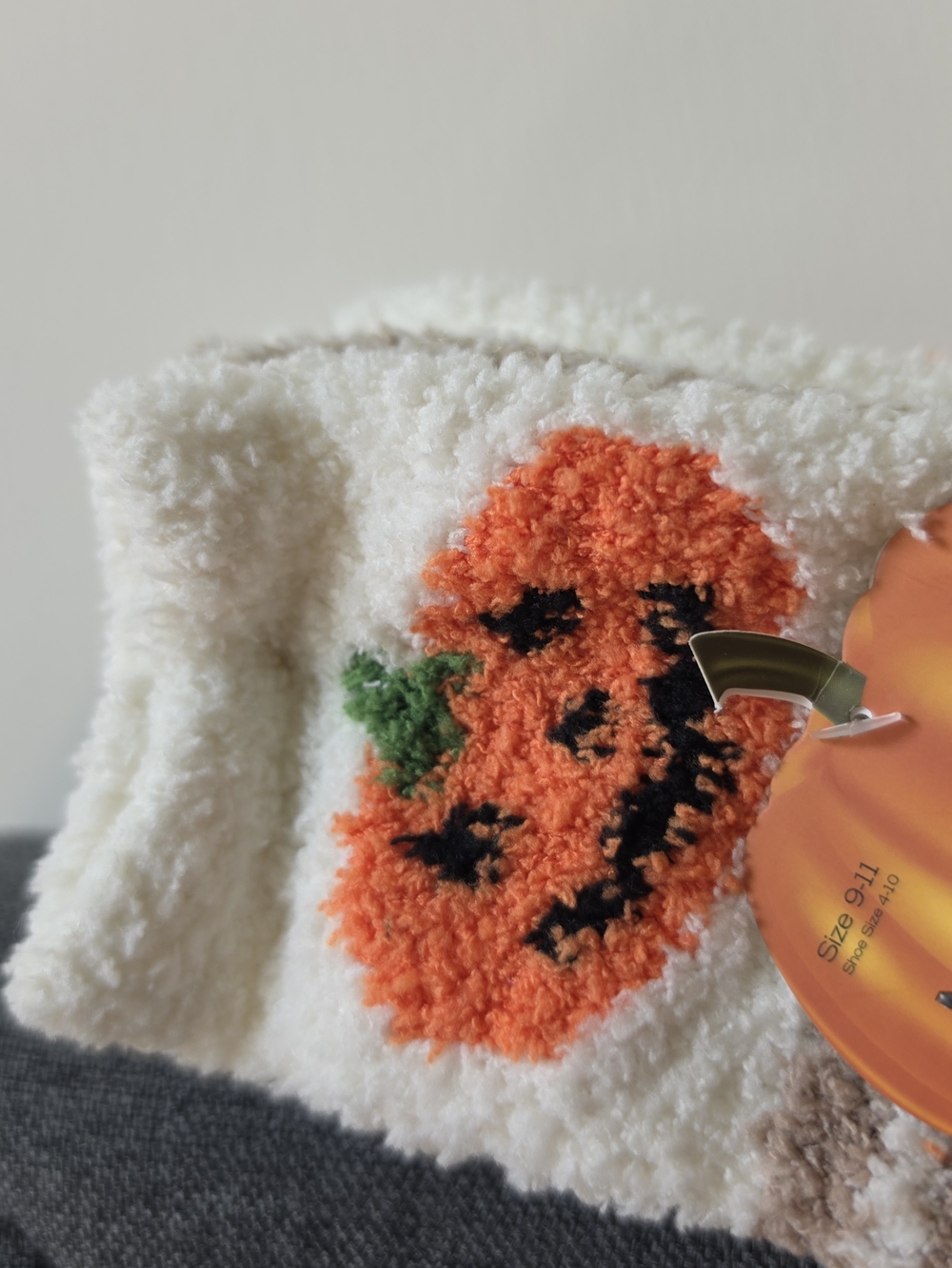Fall Pumpkin Cozy Socks - Picture 12 of 13